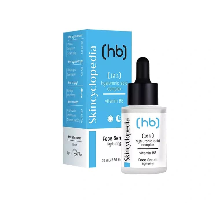 serum do twarzy z 10% kompleksem kwasu hialuronowego i witaminą B5