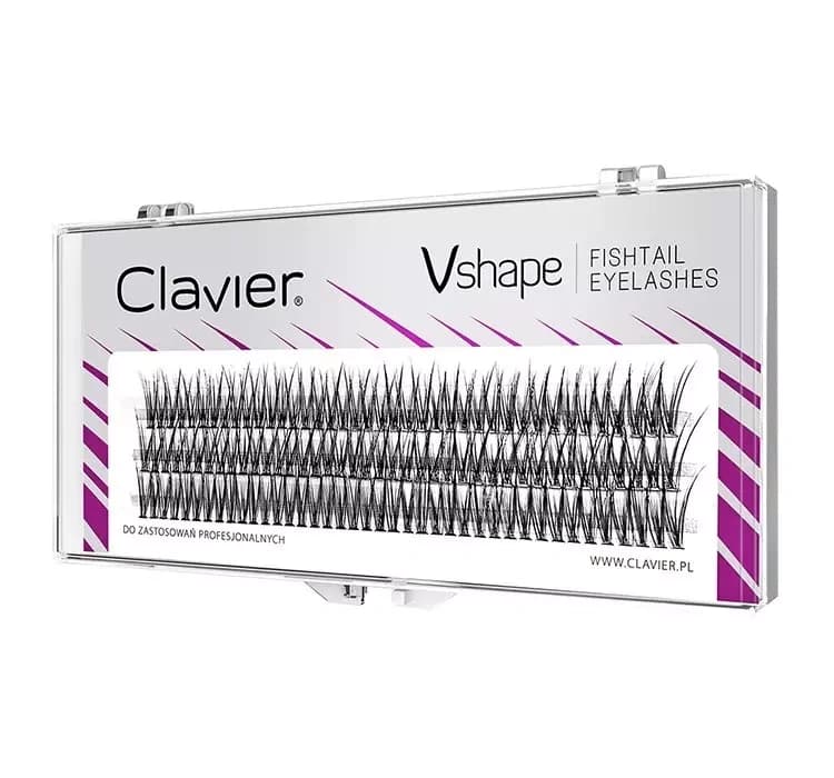 V Shape kępki sztucznych rzęs 12 mm