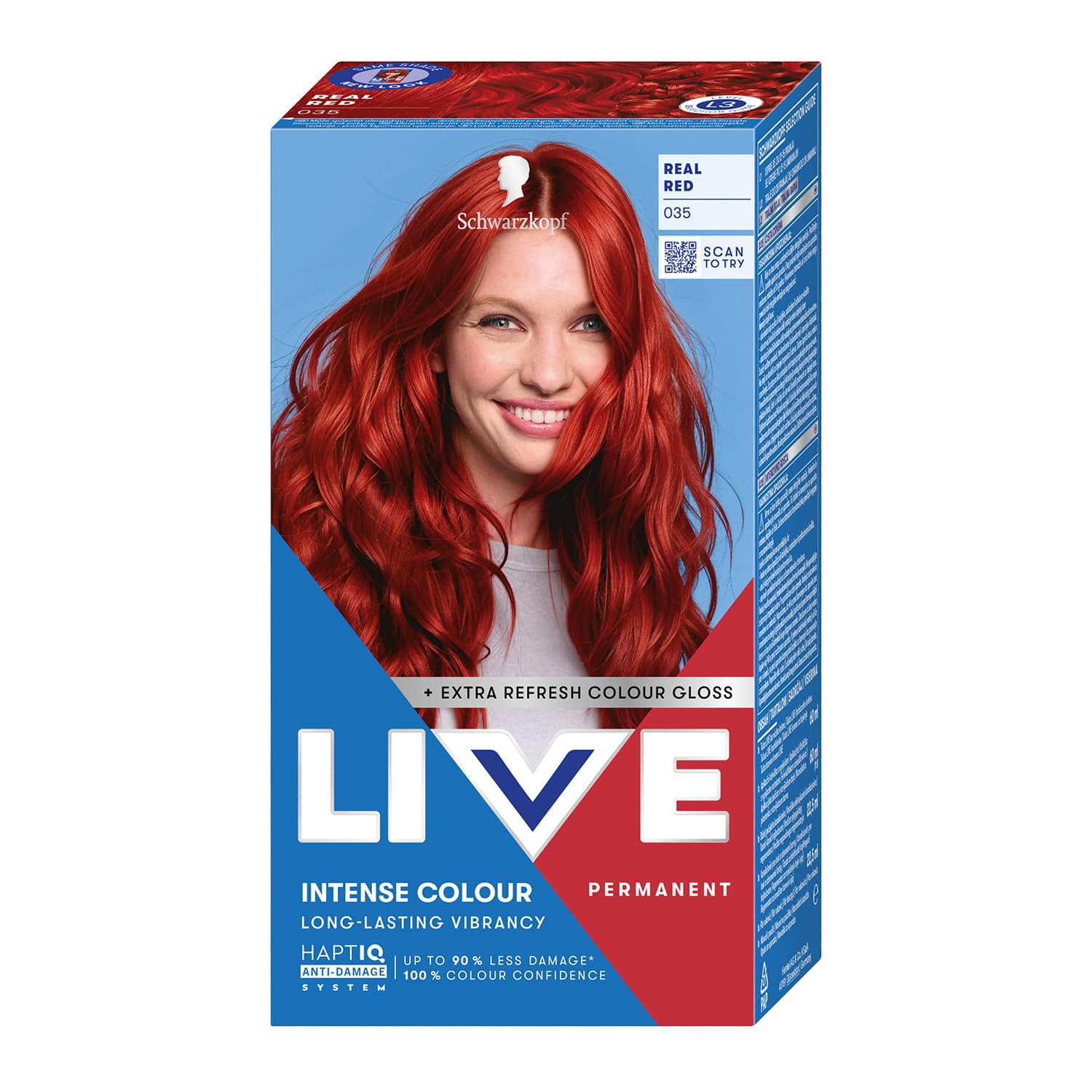 LIVE Intense Colour farba 035 Real Red