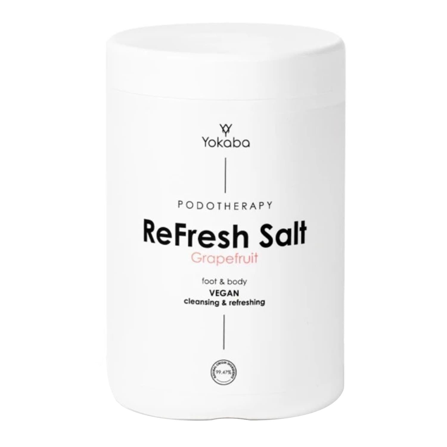 Podotherapy ReFresh Salt Grapefruit profesjonalna intensywnie zmiękczająca sól do kąpieli stóp