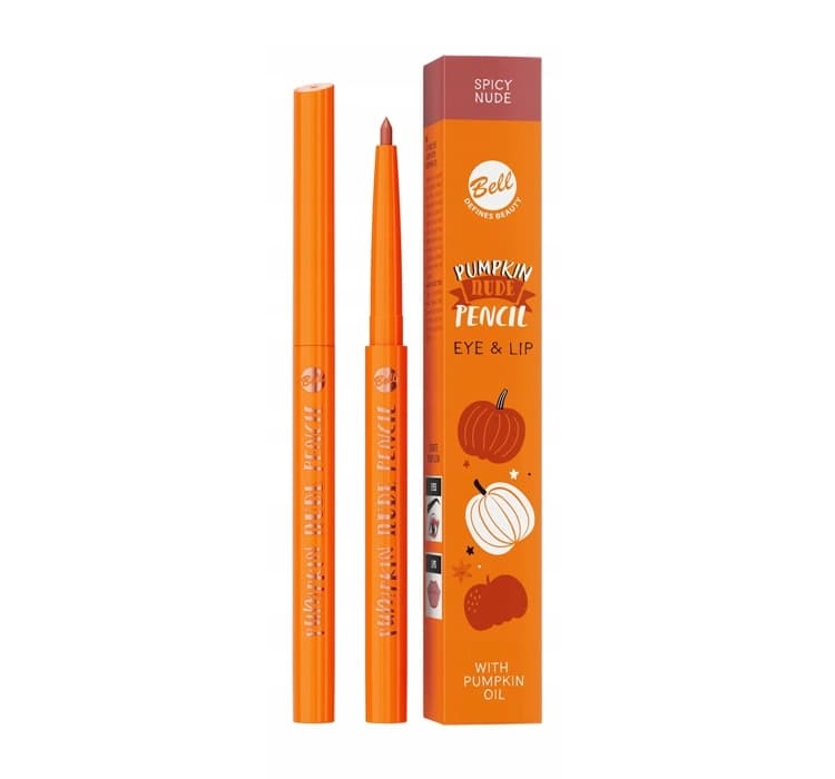 Pumpkin Nude Pencil konturówka do ust i oczu z olejem z dyni 01 Spicy Nude