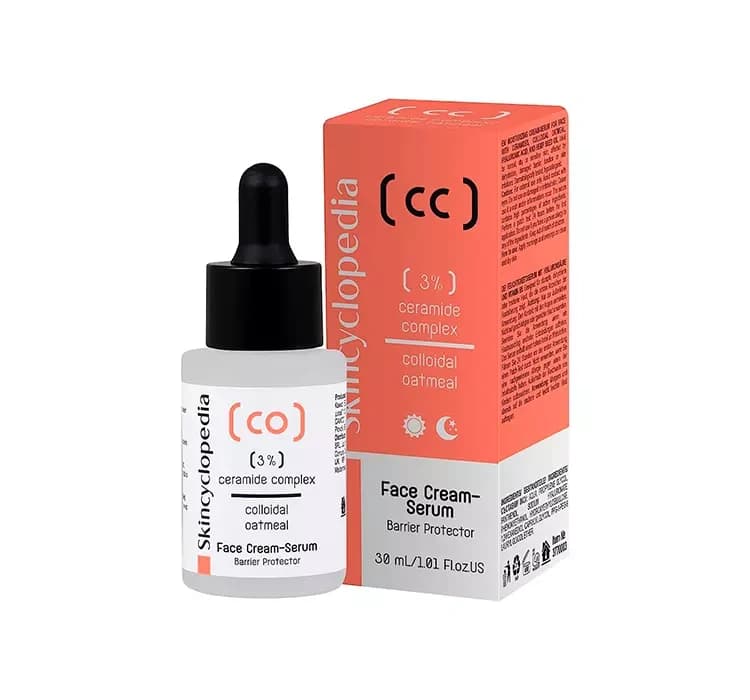 serum do twarzy z 3% kompleksem ceramidowym i koloidalną mączką owsianą