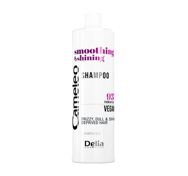 Smoothing & Shining wegański szampon wygładzający i nabłyszczający z pantenolem