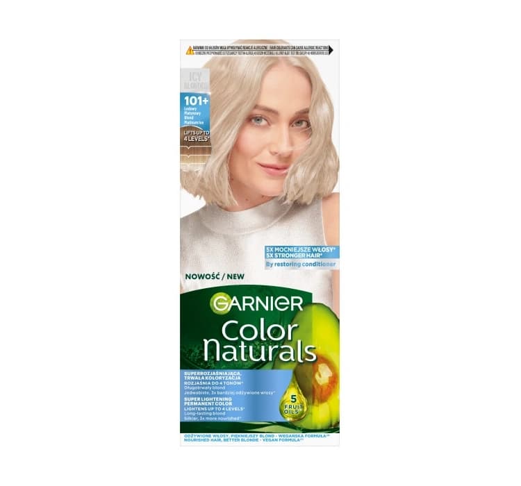 Color Naturals Creme trwała koloryzacja 101+ Lodowy Platynowy Blond