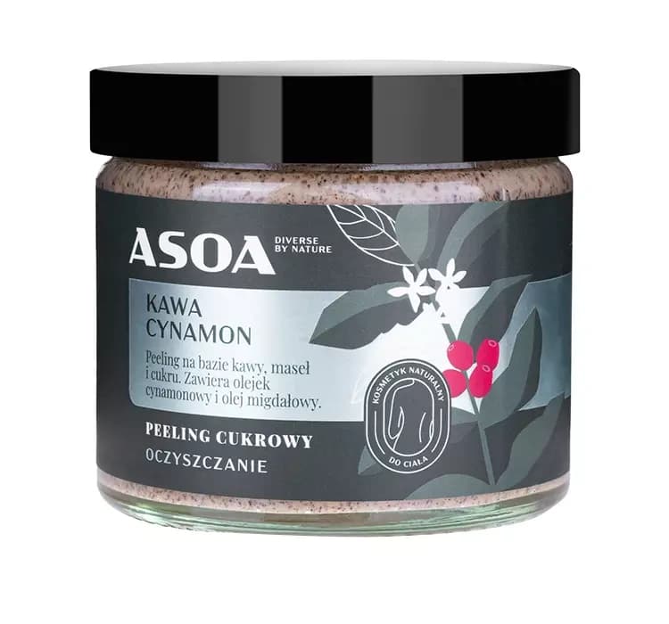 cukrowy peeling do ciała Kawa Cynamon