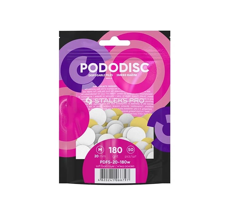 Pro Pododisc wymienne nakładki ścierne do pododysku na miękkiej bazie M/20 mm 180 grit