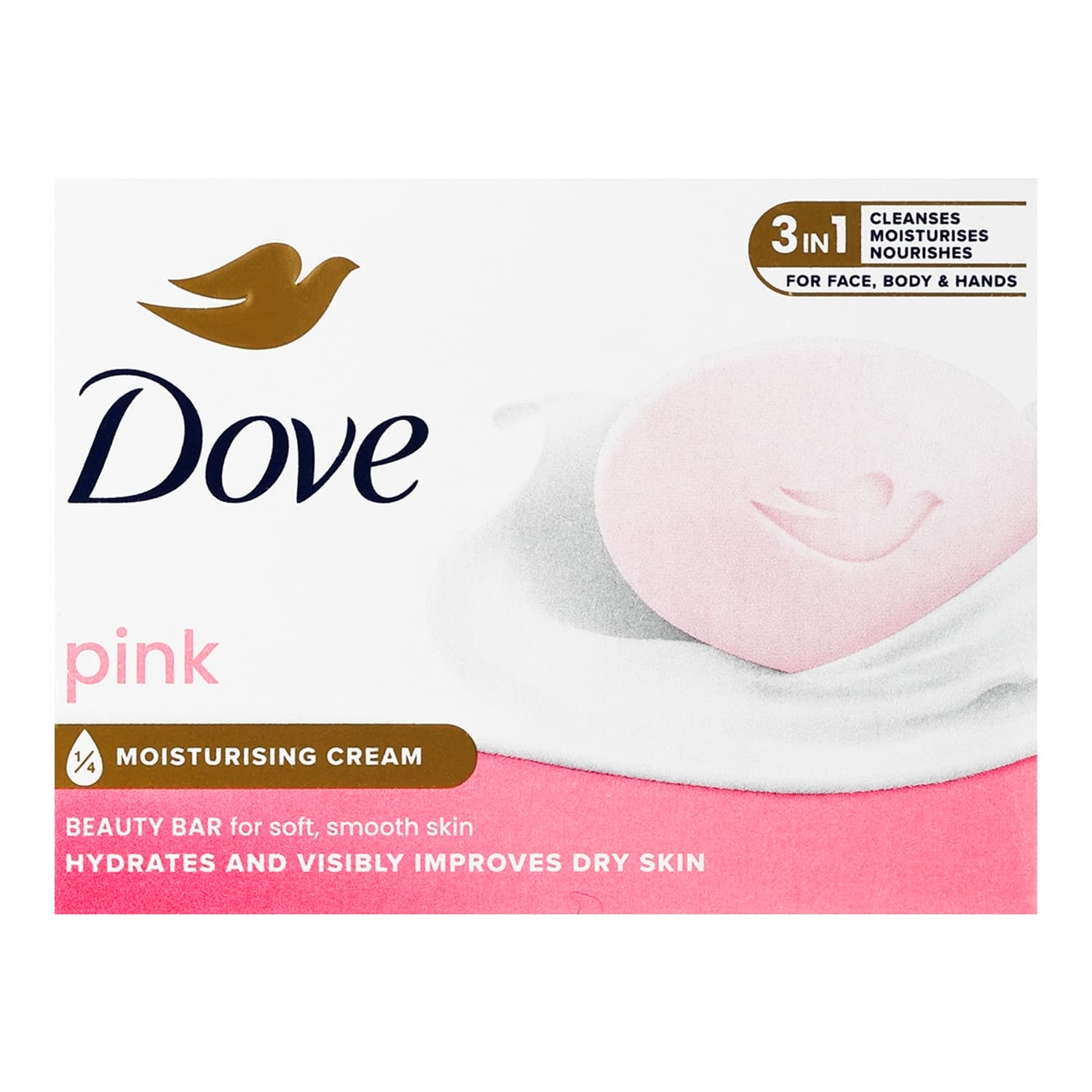 Pink kremowe mydło w kostce nawilżające