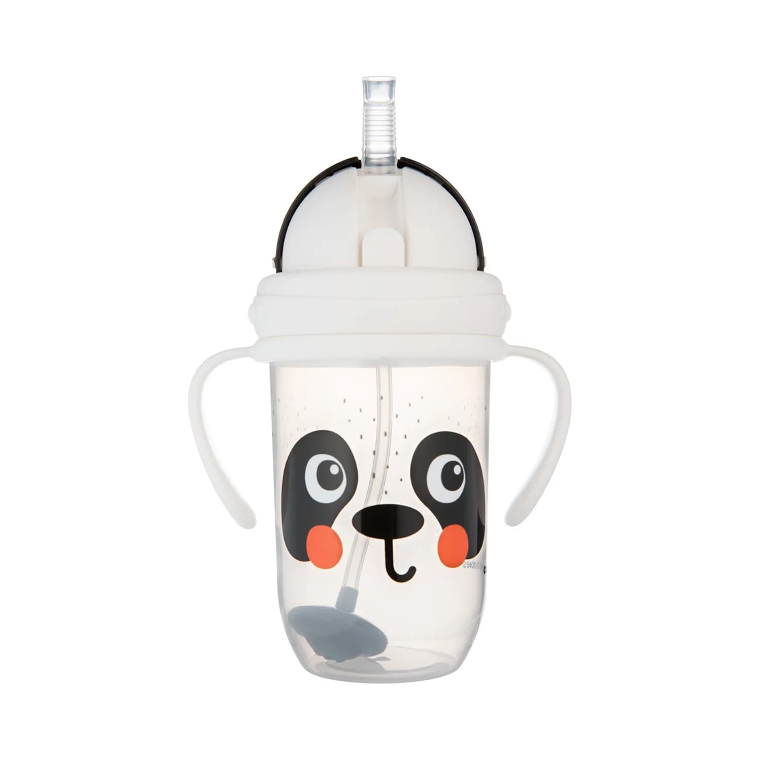 Non-Spill Expert Cup kubek niekapek z rurką i odważnikiem dla dzieci od 6. miesiąca życia BabiesBoo Panda