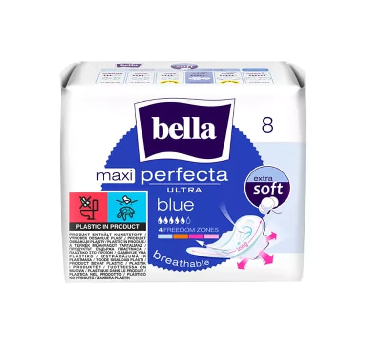 Perfecta Ultra Maxi Blue podpaski higieniczne ze skrzydełkami