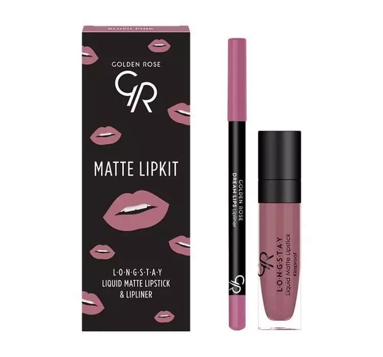 Matte Lipkit zestaw do makijażu ust Blush Pink