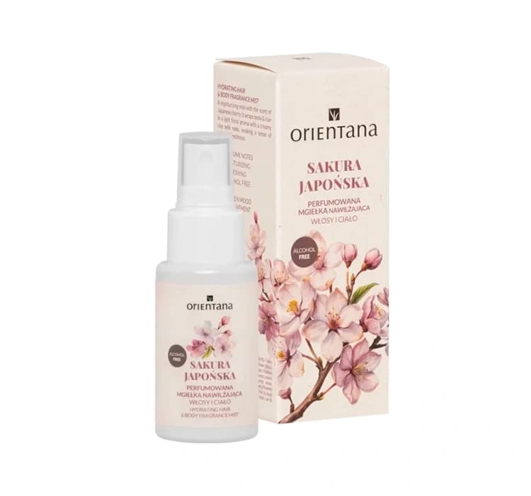 perfumowana mgiełka do ciała i włosów Sakura Japońska