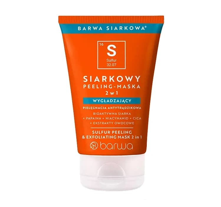 Siarkowy peeling maska 2w1