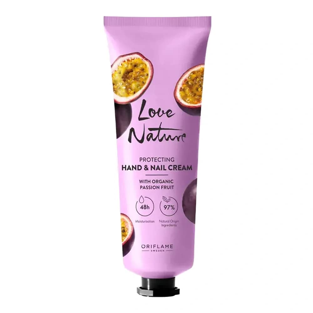 Love Nature krem do rąk i paznokci z organiczną marakują