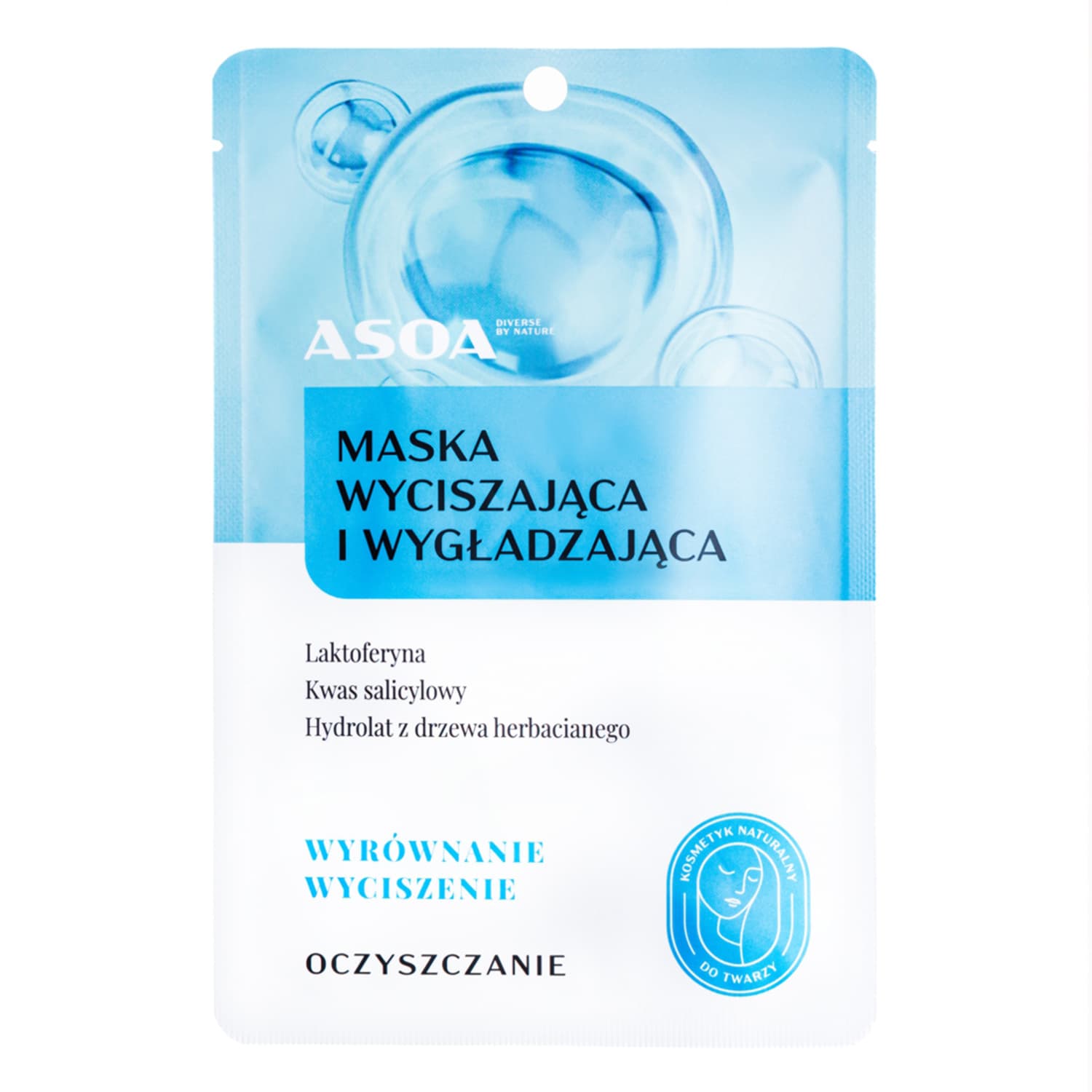 Maska w płachcie wyciszająca i wygładzająca