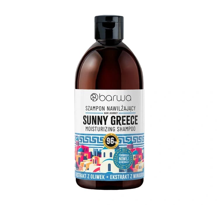 Hair Journey nawilżający szampon do suchych włosów Sunny Greece