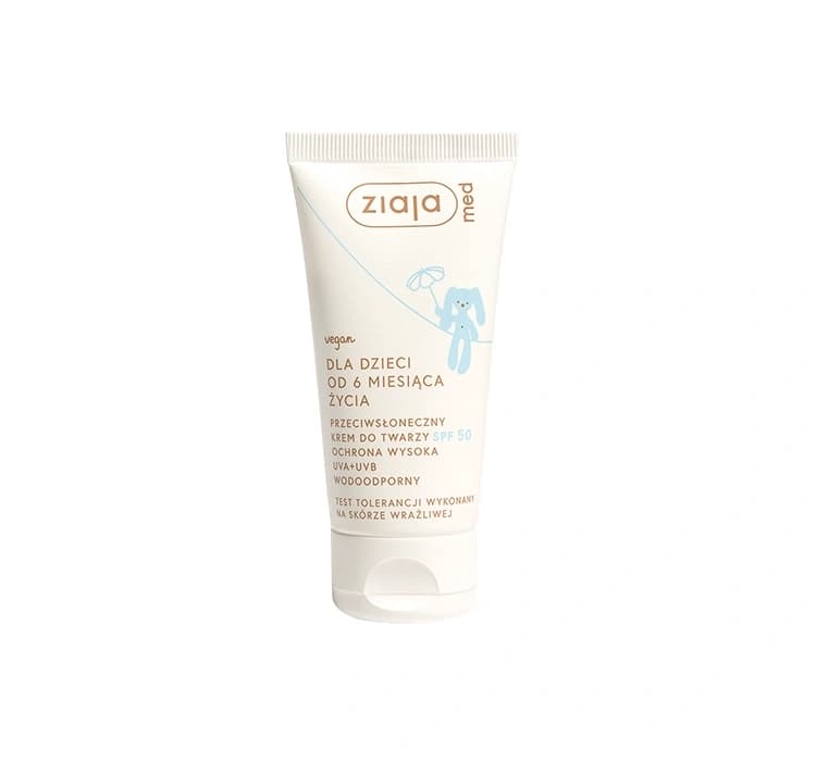 dla dzieci wodoodporny przeciwsłoneczny krem do twarzy SPF50 od 6 miesiąca życia