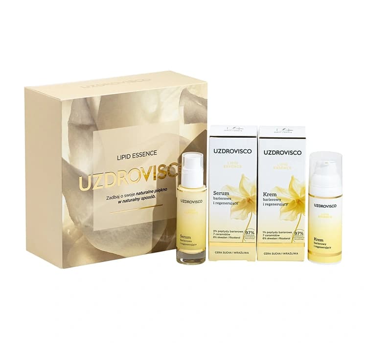 Lipid Essence zestaw prezentowy krem na dzień i na noc + serum do twarzy