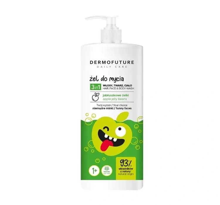 Daily Care żel do mycia 3w1 dla dzieci Jabłuszkowe Żelki