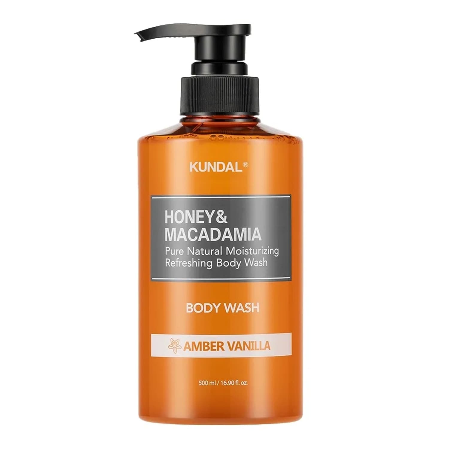 Honey & Macadamia nawilżający żel pod prysznic Amber Vanilla