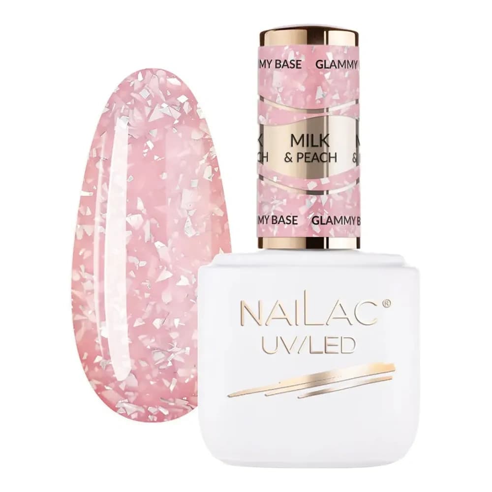 Glammy Base baza kauczukowa Milk&Peach