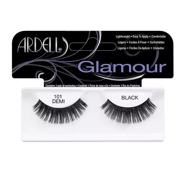 Glamour sztuczne rzęsy na pasku 101 Demi Black