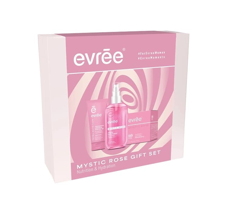 Mystic Rose zestaw do pielęgnacji twarzy krem do rąk + tonik + krem do twarzy