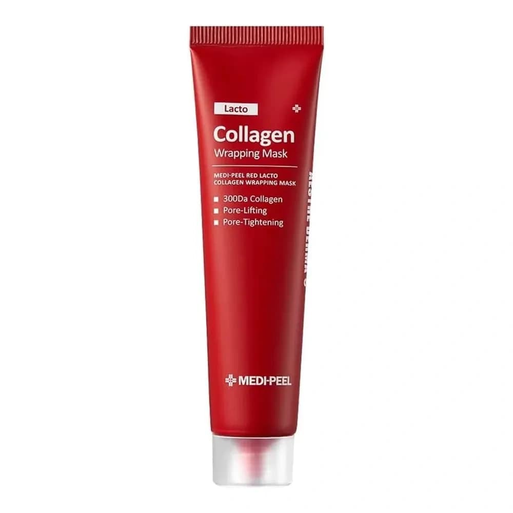 MEDIPEEL Red Lacto Collagen Wrapping Mask przeciwstarzeniowa maseczka peel-off z kolagenem do twarzy