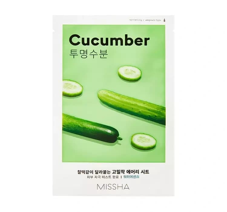 Airy Fit Sheet Mask nawilżająca maseczka w płachcie Cucumber