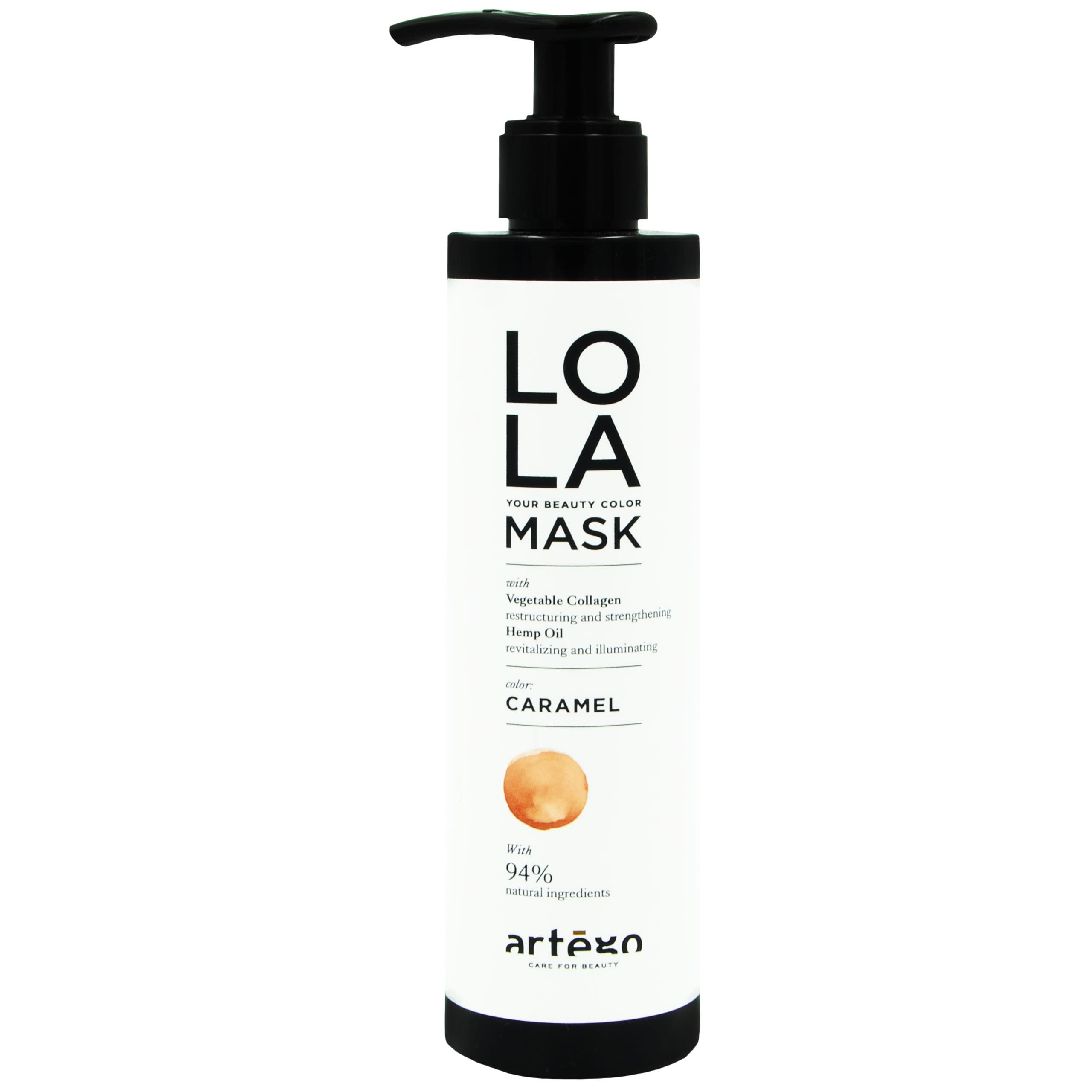 Lola Mask Carmel tonująco-regenerująca maska do włosów