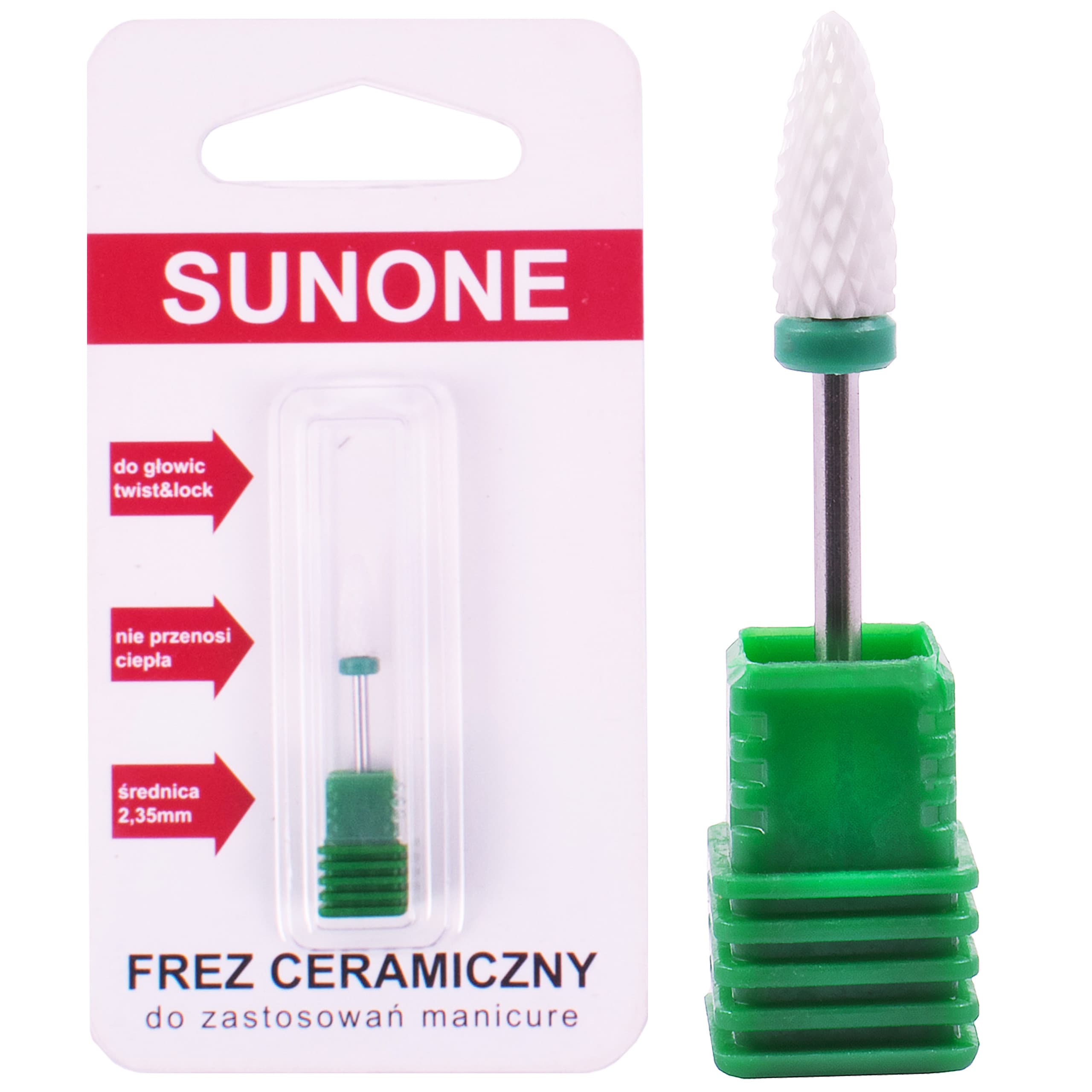 frez ceramiczny w kształcie stożka - mocny