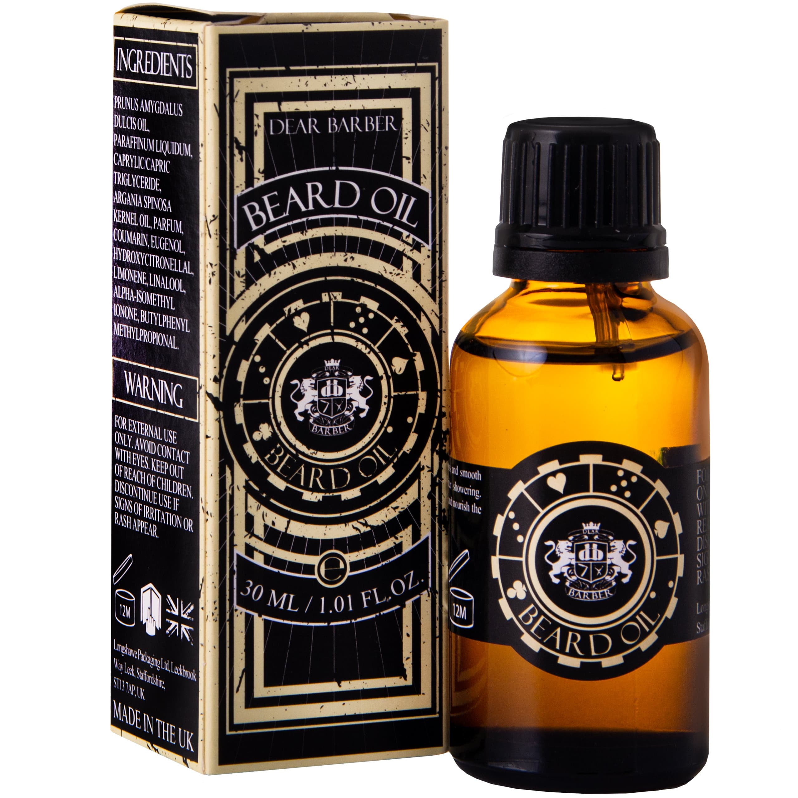 Beard Oil - olejek do brody z olejkiem arganowym i migdałowym