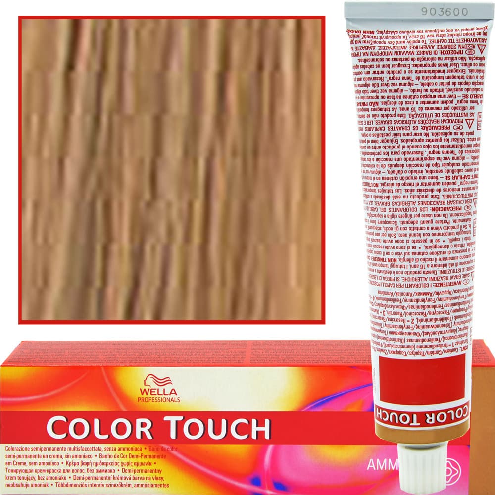 Color Touch - profesjonalna farba do włosów bez amoniaku, 8/03 Jasny Blond Naturalnie Złoty