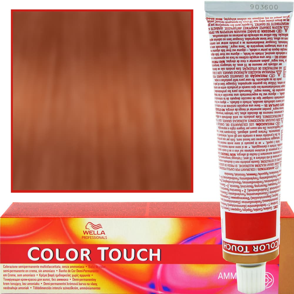 Color Touch - profesjonalna farba do włosów bez amoniaku, 8/41 jasny blond czerwono popielaty