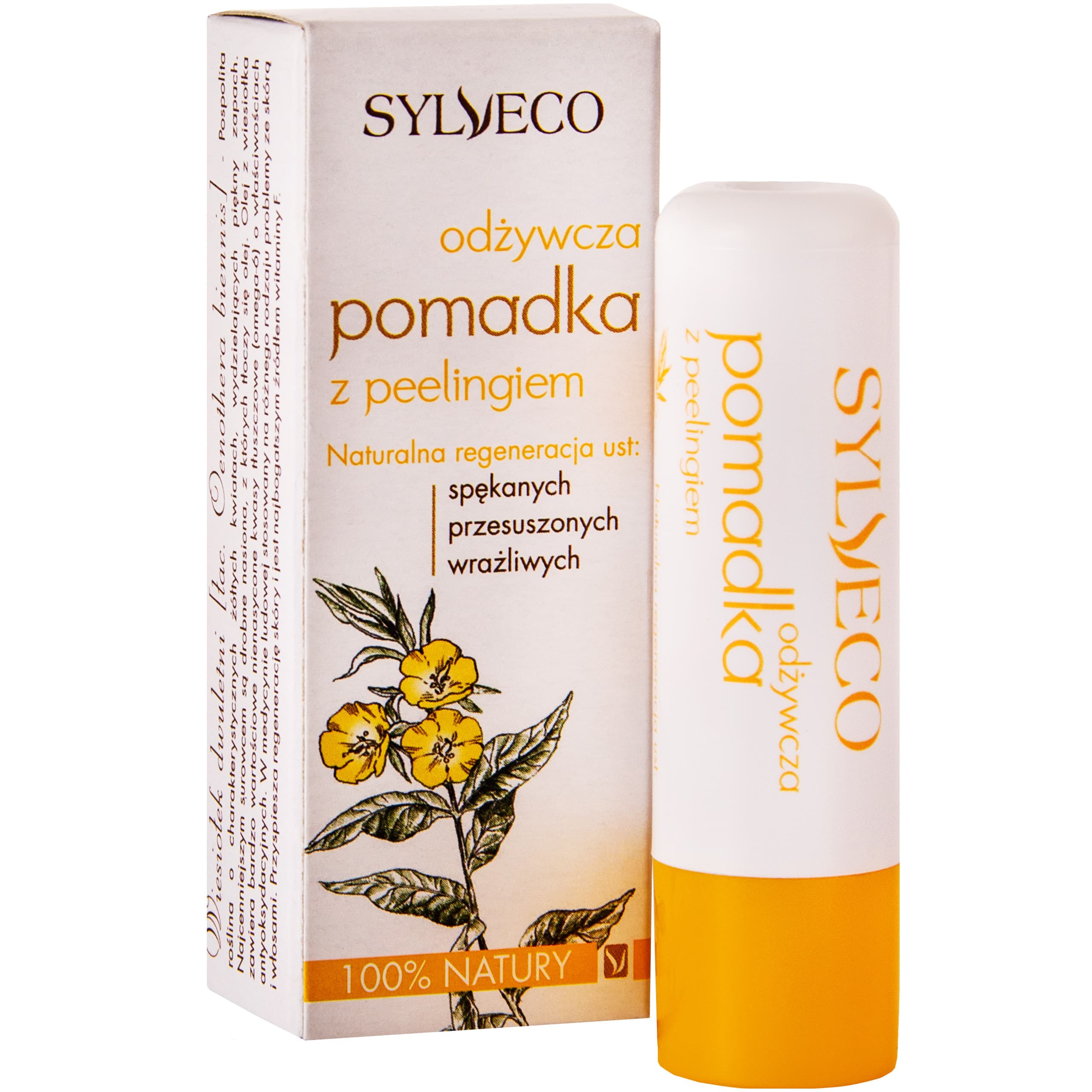 Odżywcza pomadka z peelingiem