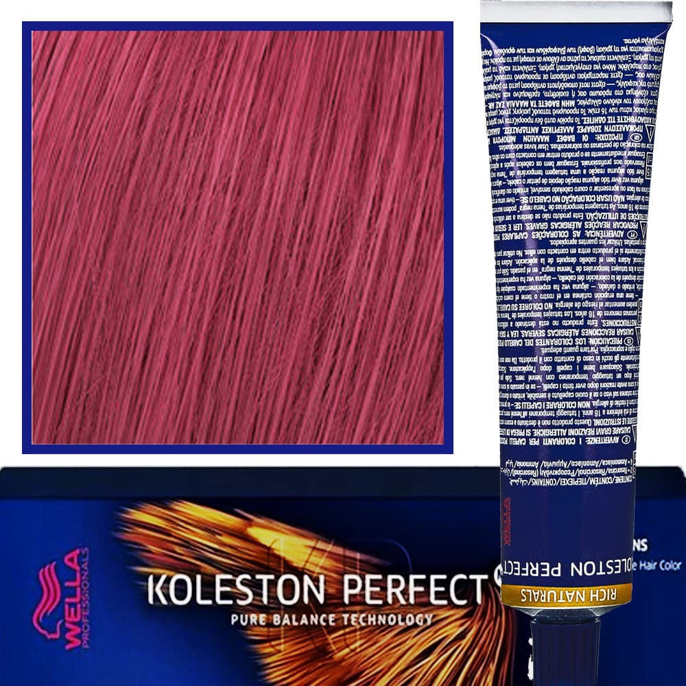 Koleston Perfect Me - profesjonalna farba do koloryzacji włosów, 0/65 Fioletowo Mahoniowy