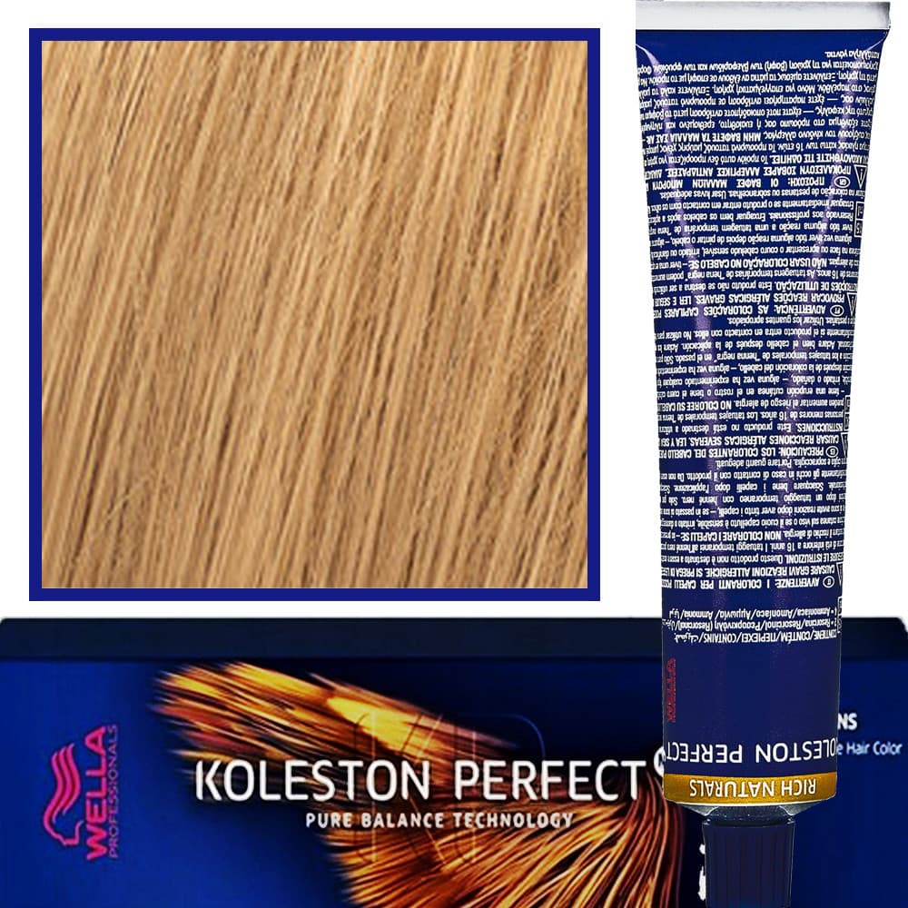 Koleston Perfect Me - profesjonalna farba do koloryzacji włosów, 9/7 Brązowy Bardzo Jasny Blond