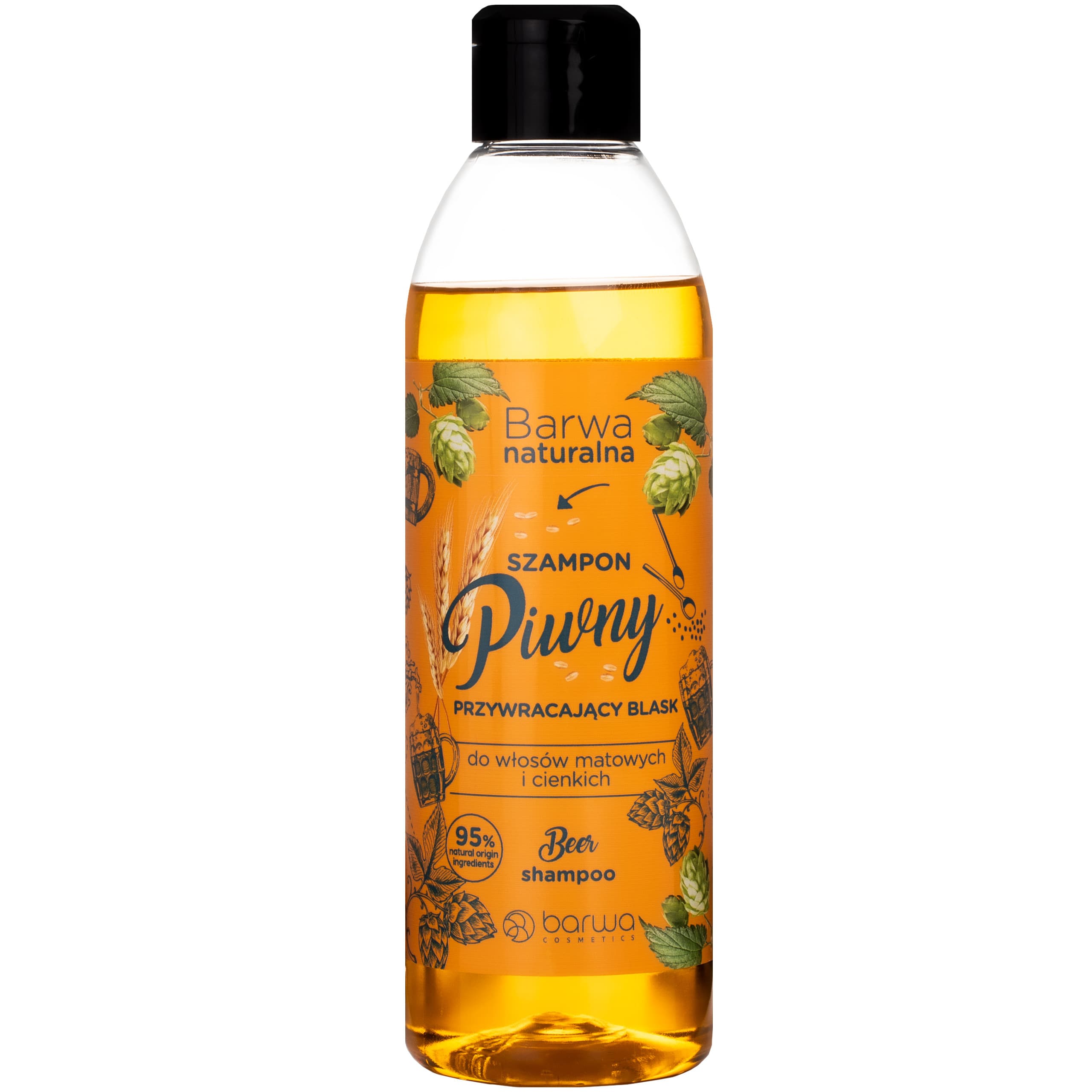 Naturalna Szampon Piwny Przywracający Blask