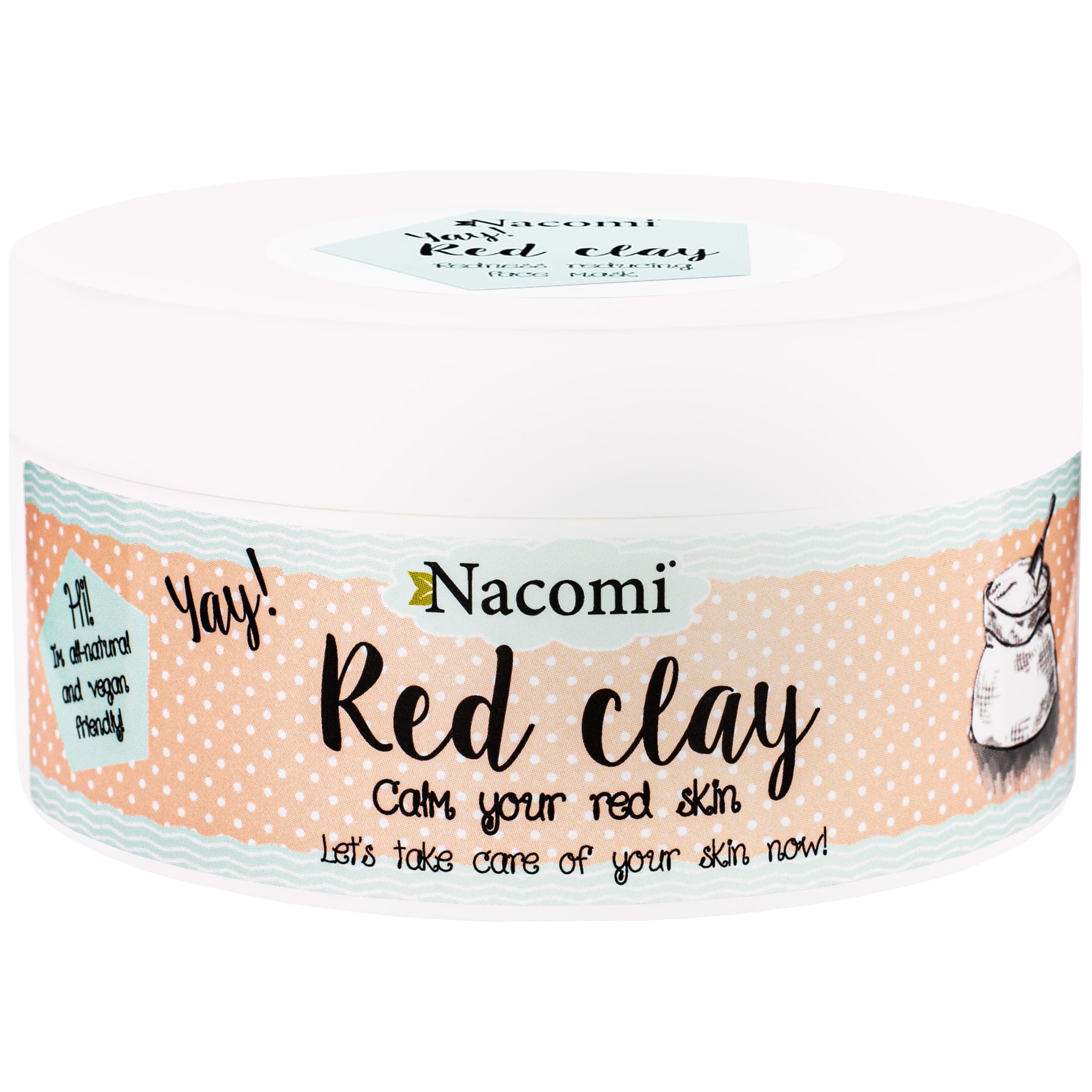 Red Clay – czerwona glinka do twarzy do cery naczynkowej