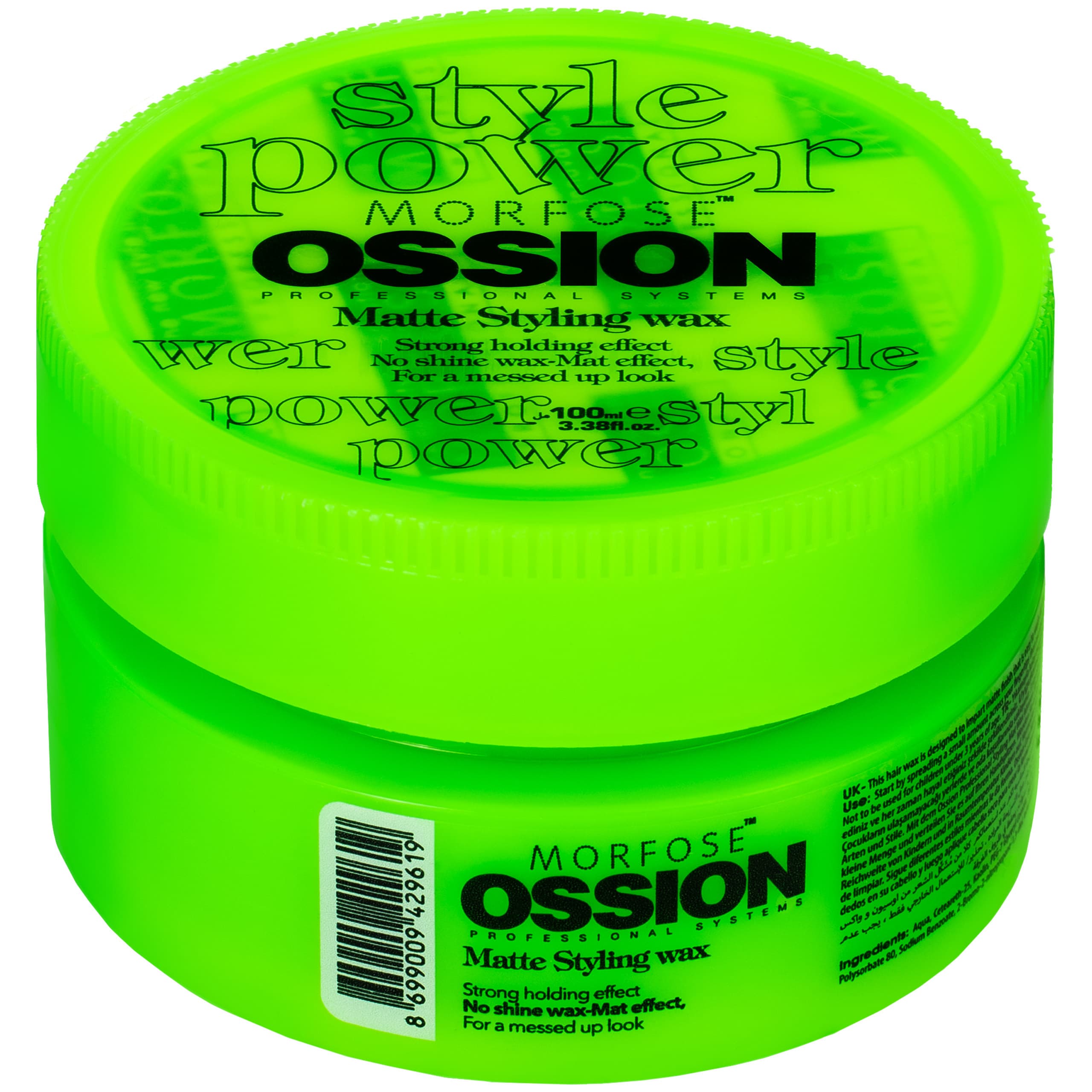 Ossion Matte Styling Wax – mocny, matowy wosk do stylizacji włosów