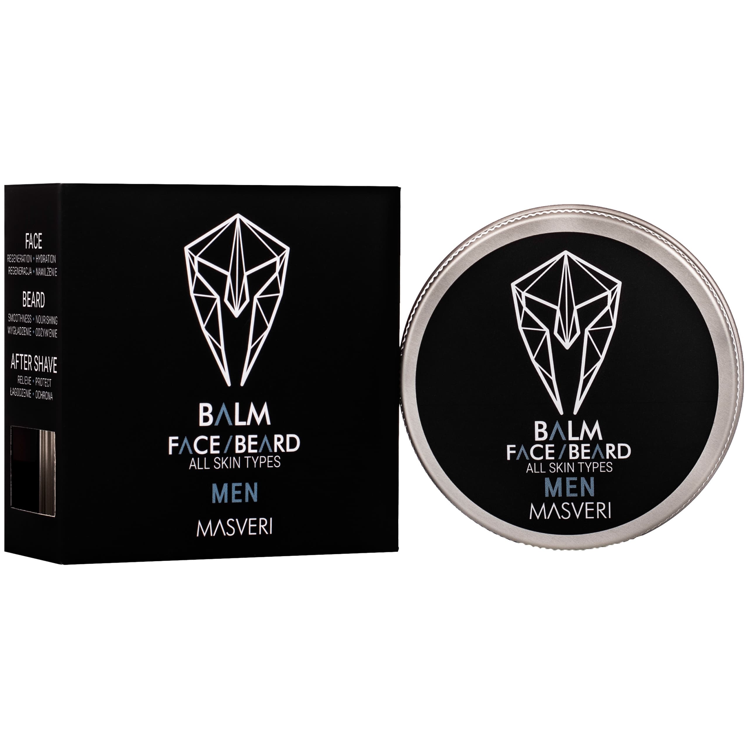 Face Beard Balm All Skin Types - balsam do brody i każdego typu skóry twarzy