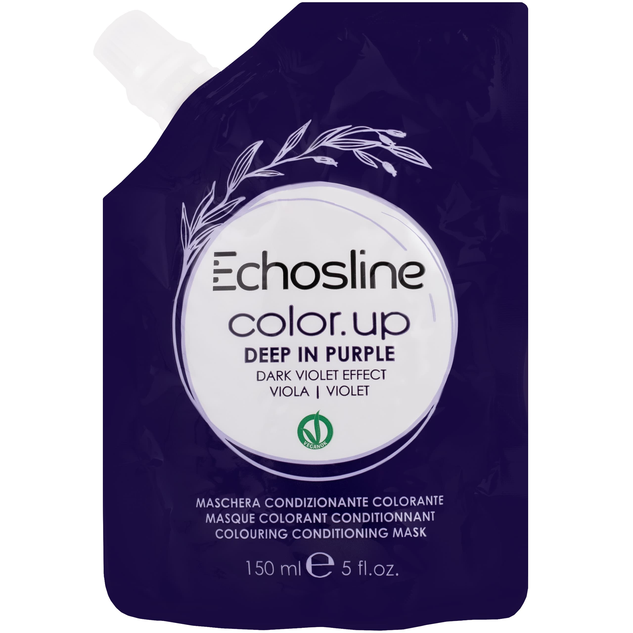 Color Up Colouring Conditioning Mask - maska koloryzująca do włosów, Deep In Purple