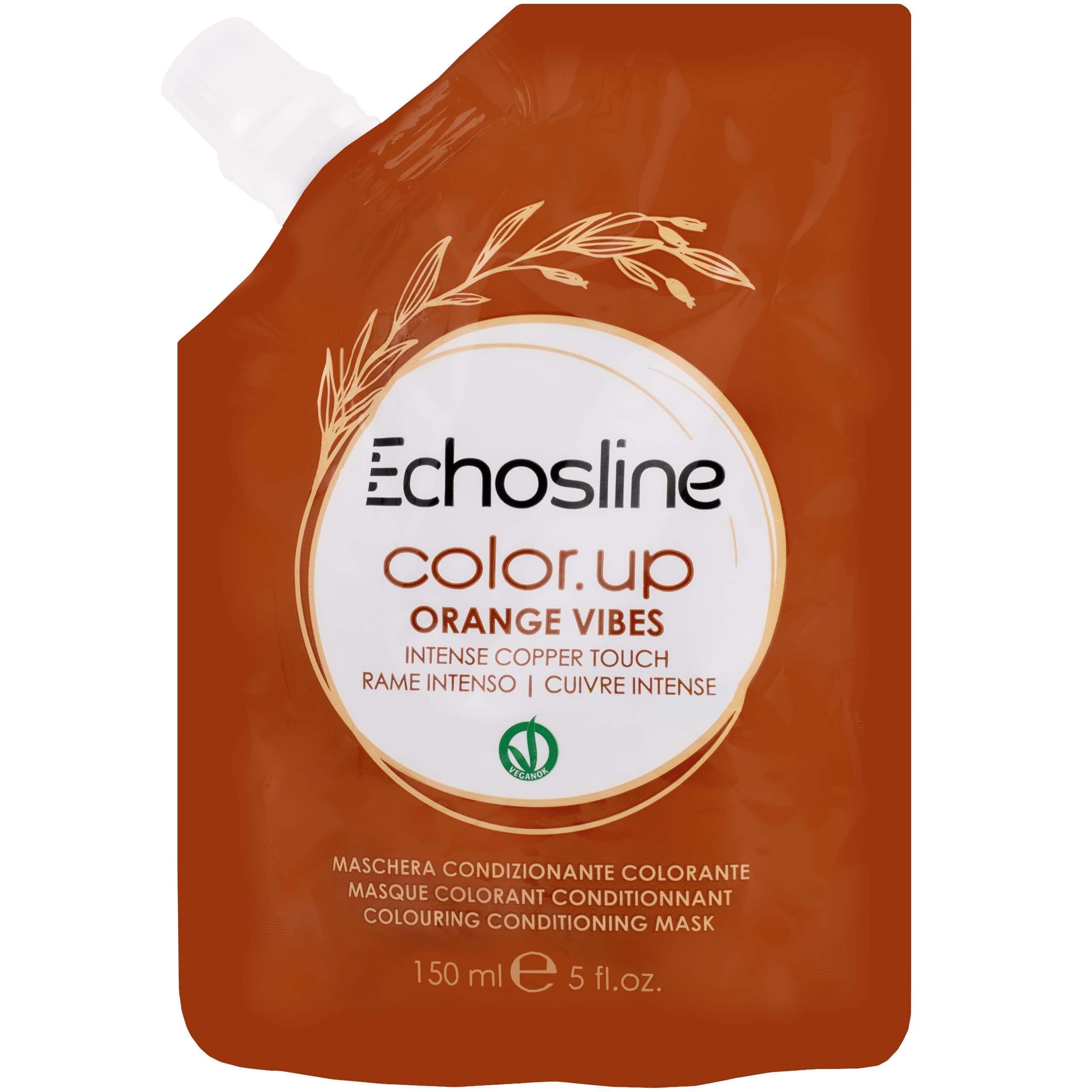 Color Up Colouring Conditioning Mask - maska koloryzująca do włosów, Orange Vibes