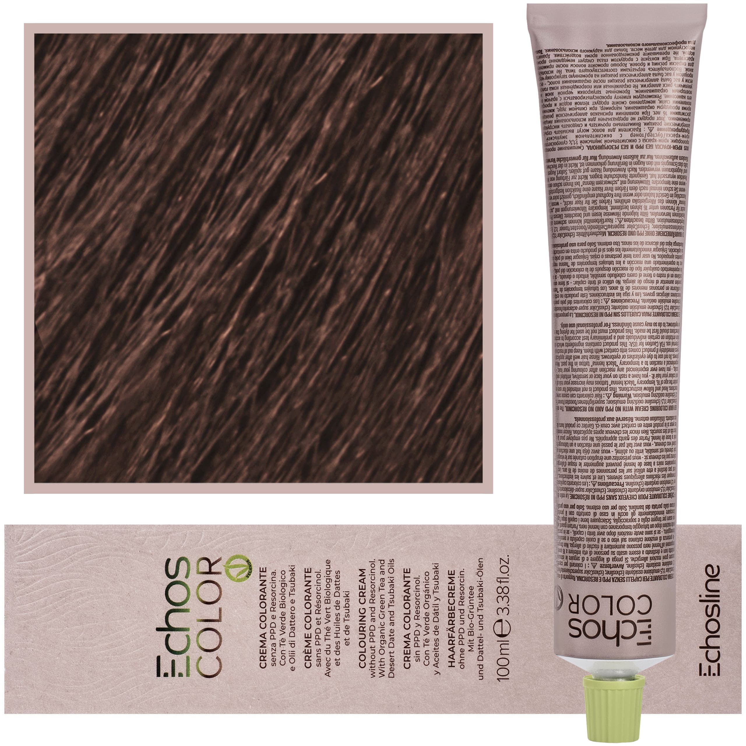 Echos Color Colouring Cream - wegańska farba do włosów, NUDE 9,32 | Bardzo Jasny Blond Taupe