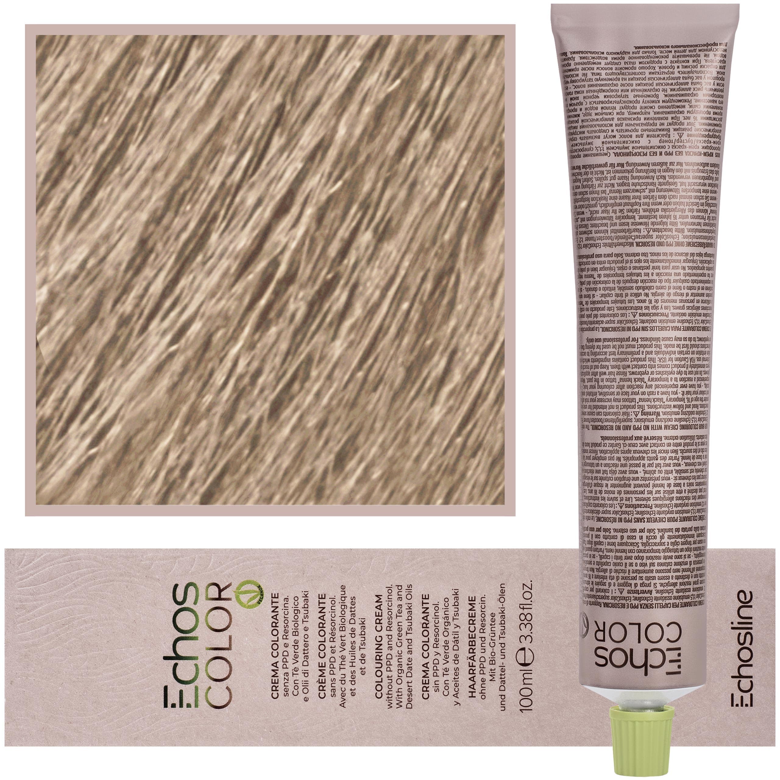 Echos Color Colouring Cream - wegańska farba do włosów, 10,0 | Platynowy Blond