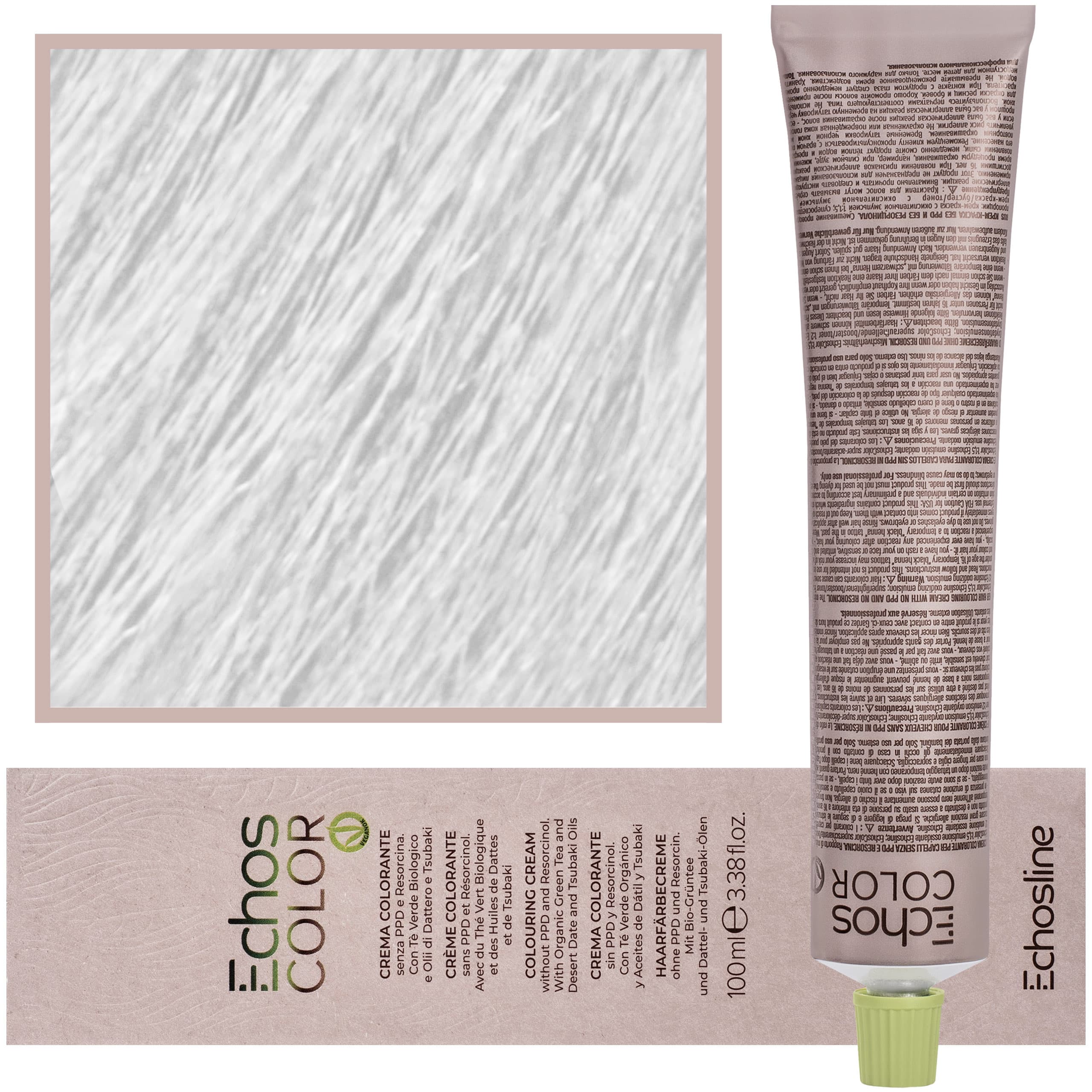 Echos Color Colouring Cream - wegańska farba do włosów, CLEAR | Przezroczysty