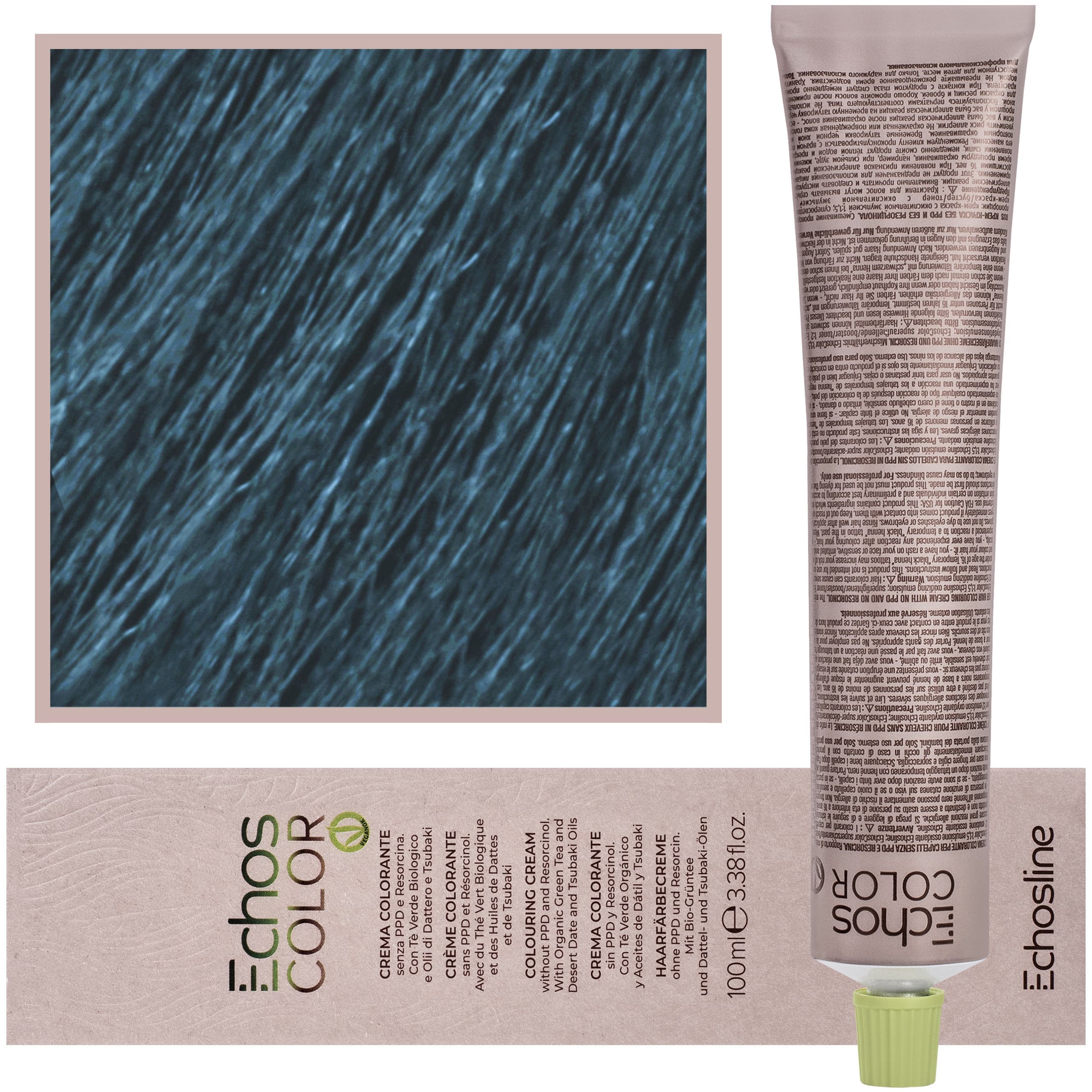 Echos Color Colouring Cream - wegańska farba do włosów, TURQUOISE | Turkusowy