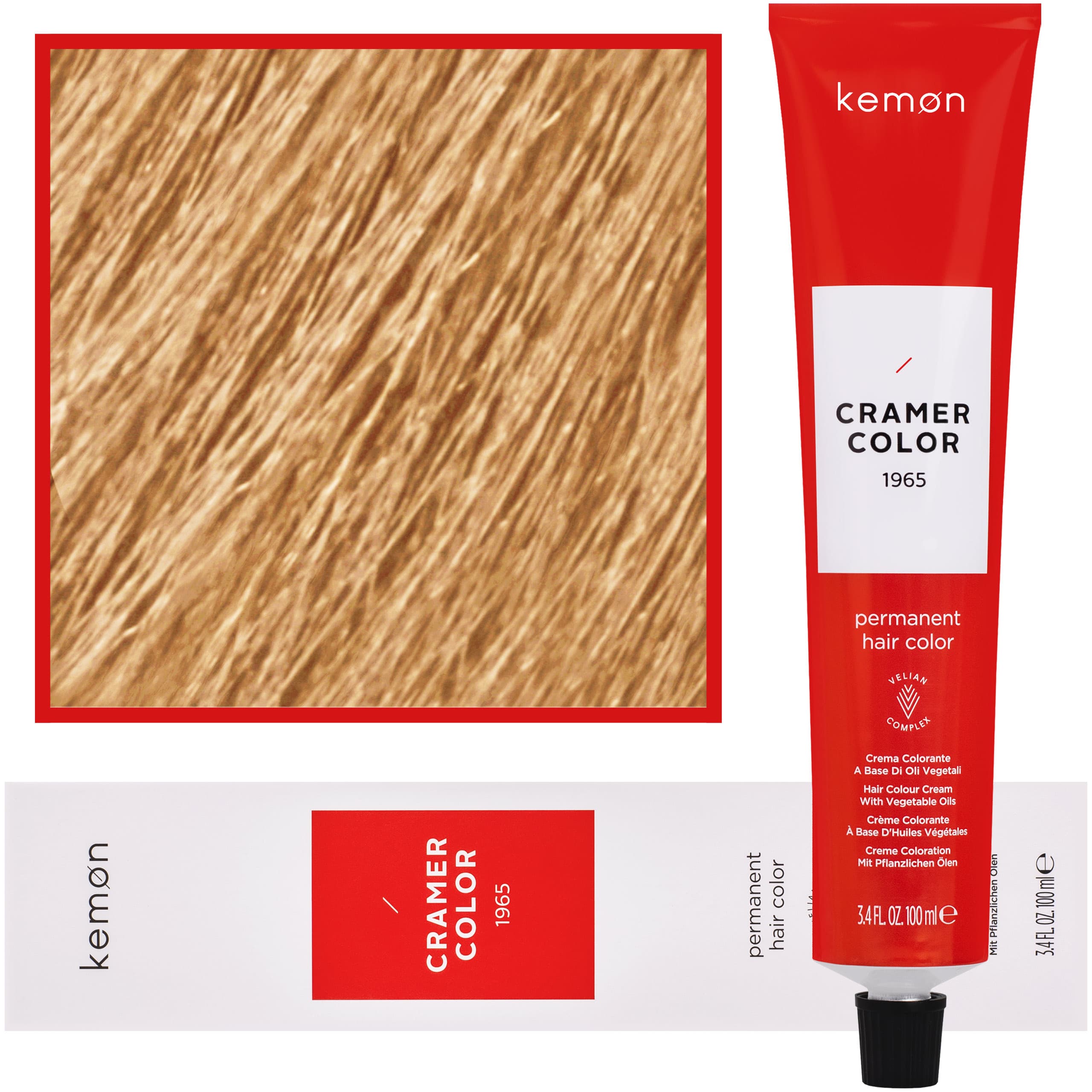 Cramer Color - kremowa farba do włosów z olejem kokosowym, 100 | Naturalny Super-Rozjaśniacz