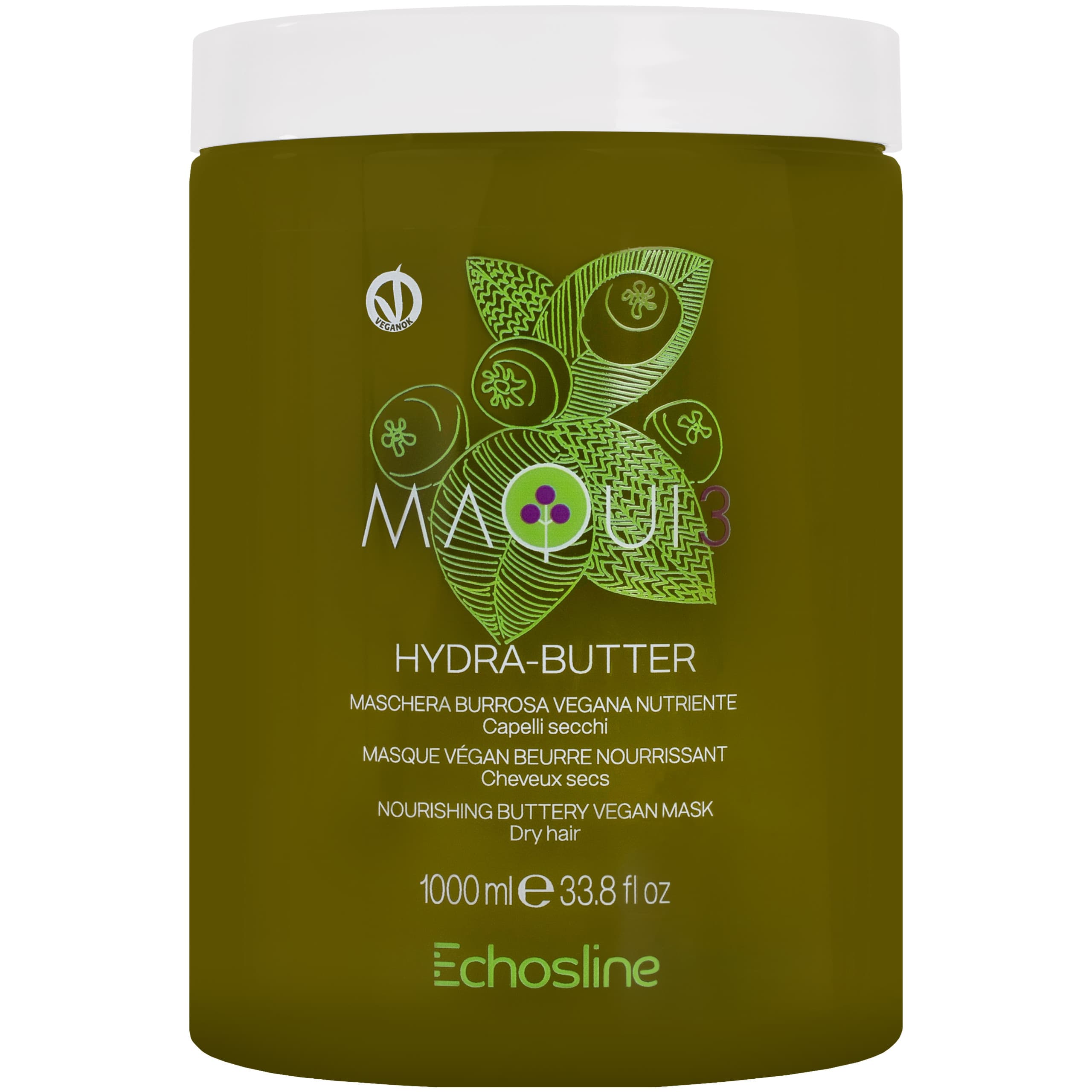 Maqui 3 Hydra-Butter - wegańska maska do włosów zniszczonych i suchych