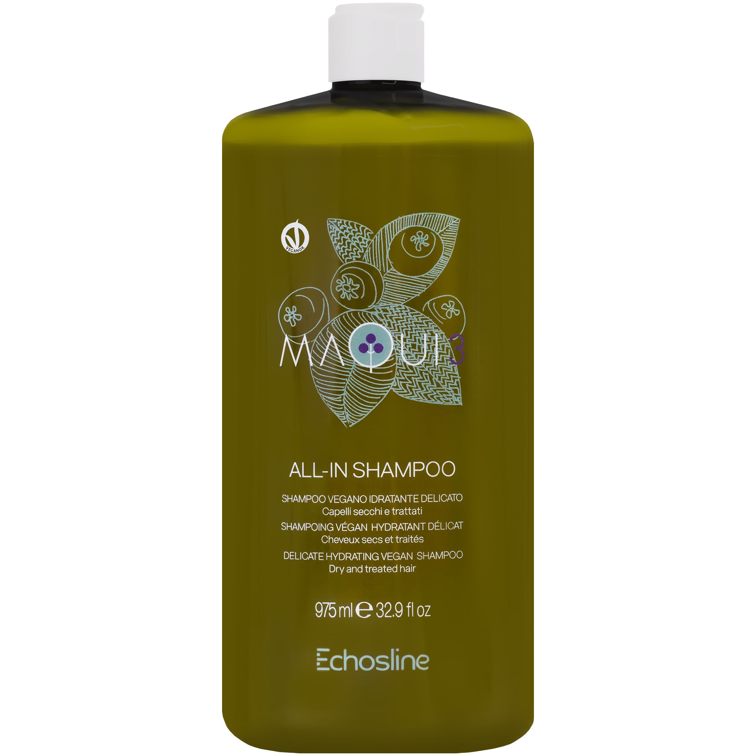Maqui 3 All in Shampoo - delikatny szampon nawilżający do włosów zniszczonych