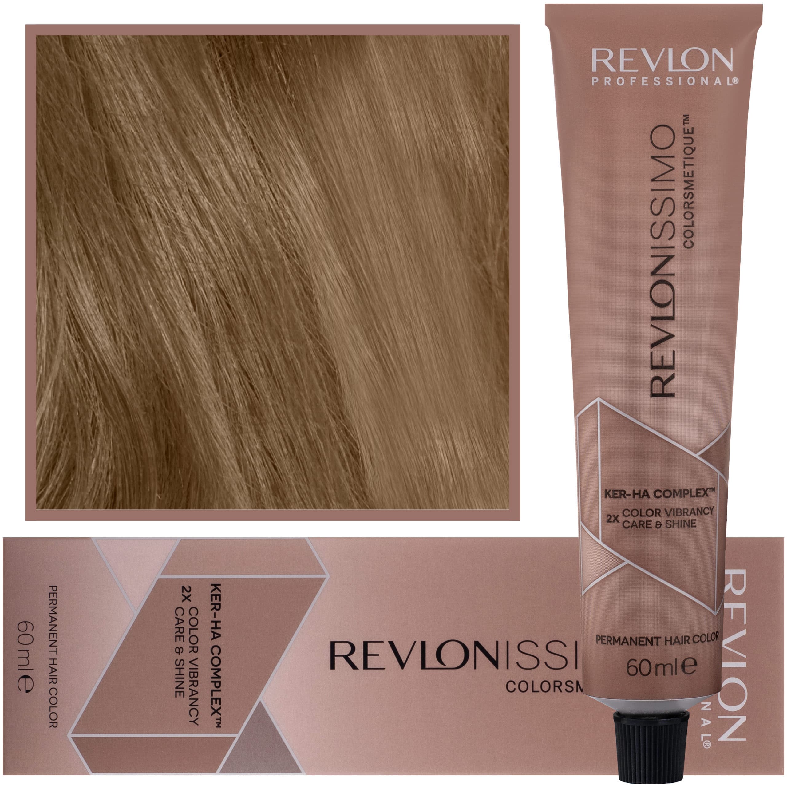 Revlonissimo Colorsmetique High Coverage - profesjonalna farba do siwych włosów, HC 5,41 | Jasny Kasztanowy Popielaty Brąz